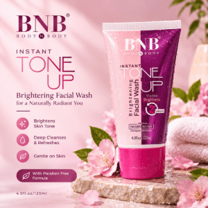 bnb tone up facial wash