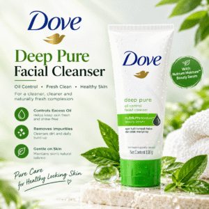Dove Deep Pure Oil Control Facial Cleanser 100g